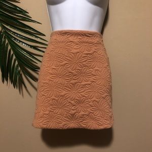 Floral mini skirt